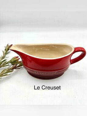 Le Creuset Red Gravy Boat